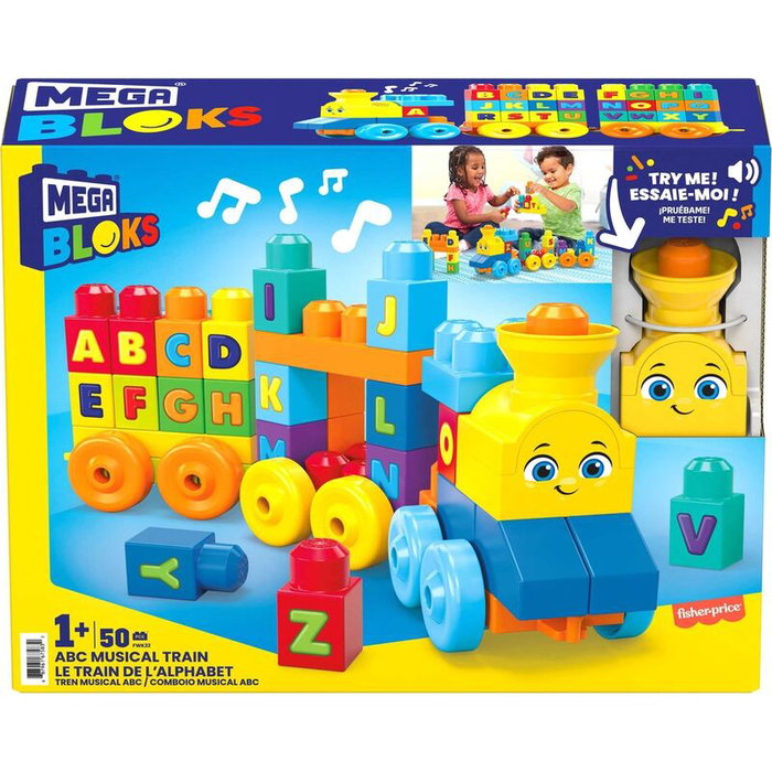 Fisher-Price Tren Musical ABC de 50 piezas