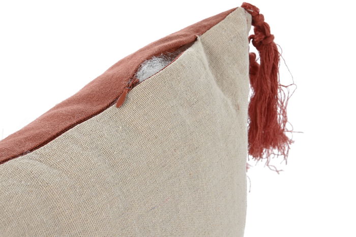 DKD Home Decor Fleky23 Cojin Boho Terracota 15 x 30 x 50 cm