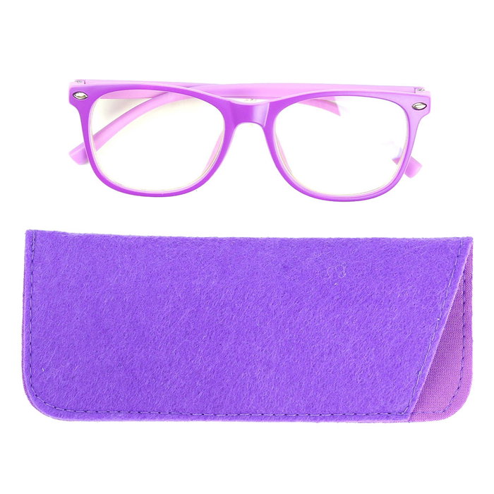 Sensly Gafas Anti-Luz Azul Niños | Filtrado Luz Azul Pantallas | Monturas Colores Surtidos con Funda | Graduaciones 2.5, 3, 3.5