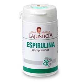 ANA MARIA LAJUSTICIA Spirulina 160 Comprimidos - Suplemento Vegetal Rico en Minerales y Proteínas