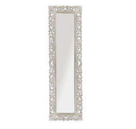 DKD Home Decor Espejo Mango Cristal 44x3x152 Decapé Blanco