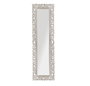 DKD Home Decor Espejo Mango Cristal 44x3x152 Decapé Blanco