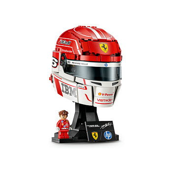 LEGO Scuderia Ferrari HP Casco de Charles Leclerc 43014, Juego de Construcción de 886 Piezas, para Mayores de 14 Años