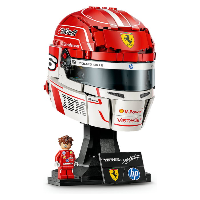 LEGO Scuderia Ferrari HP: Casco de Charles Leclerc 43014