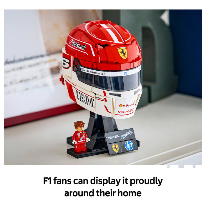 LEGO Scuderia Ferrari HP: Casco de Charles Leclerc 43014