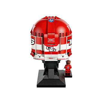 LEGO Scuderia Ferrari HP Casco de Charles Leclerc 43014, Juego de Construcción de 886 Piezas, para Mayores de 14 Años