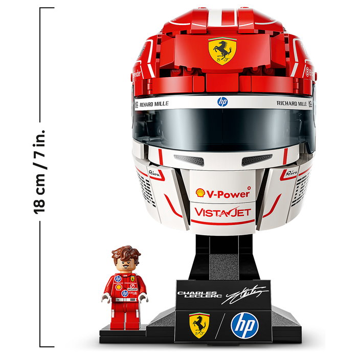 LEGO Scuderia Ferrari HP: Casco de Charles Leclerc 43014