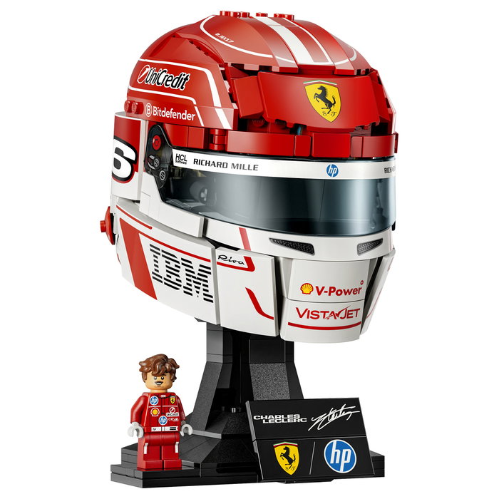 LEGO Scuderia Ferrari HP: Casco de Charles Leclerc 43014