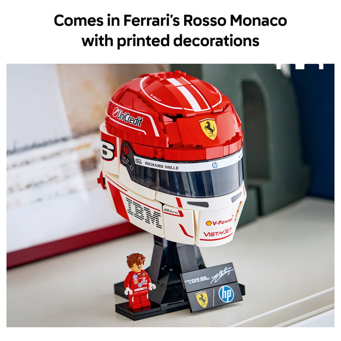 LEGO Scuderia Ferrari HP: Casco de Charles Leclerc 43014