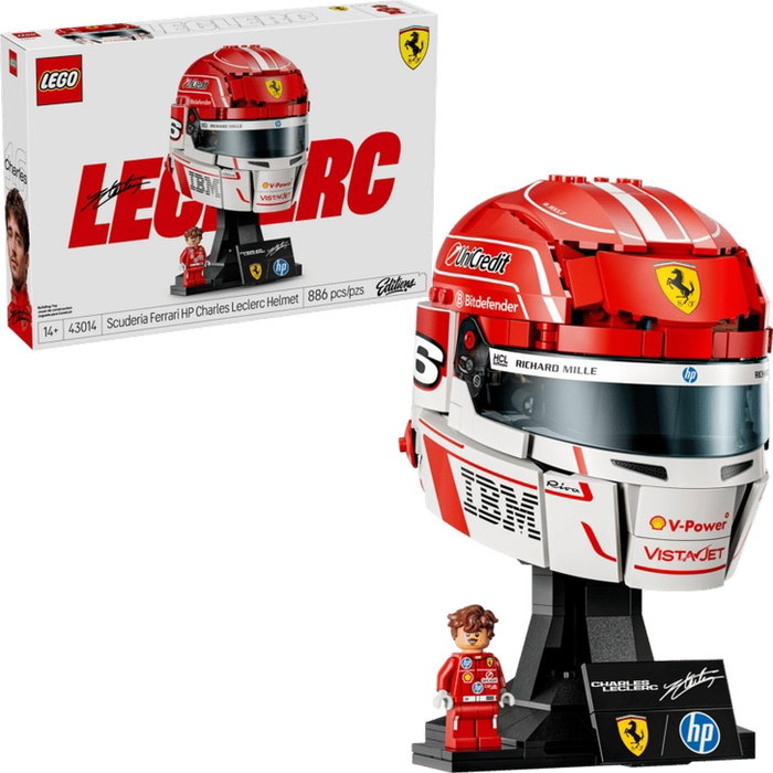 LEGO Scuderia Ferrari HP Casco de Charles Leclerc 43014 LEGO Scuderia Ferrari HP Casco de Charles Leclerc 43014
