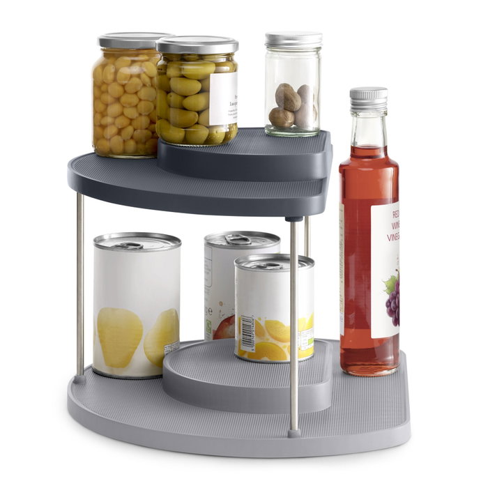 Joseph Joseph CupboardStore Organizador Giratorio de 2 Niveles Gris