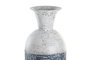 DKD Home Decor Jarrón de Metal Mosaico Bicolor 15x15x71 cm