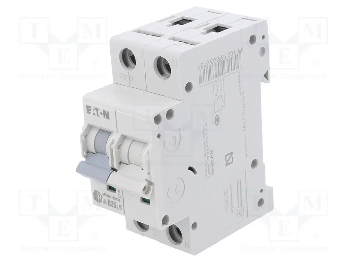 EATON ELECTRIC Interruptor magnetotérmico HN-B25/1N 25A 1+N EATON ELECTRIC Interruptor magnetotérmico HN-B25/1N 25A 1+N