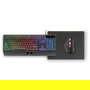 Mars gaming Combo Teclado Raton MCP124ES H-Mech RGB con Alfombrilla Gaming Español