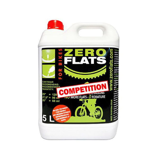 Zero Flats Líquido Sellante para Bicicletas 180 ml - Reparación Talleres y Competiciones Zero Flats Líquido Sellante para Bicicletas 180 ml - Reparación Talleres y Competiciones