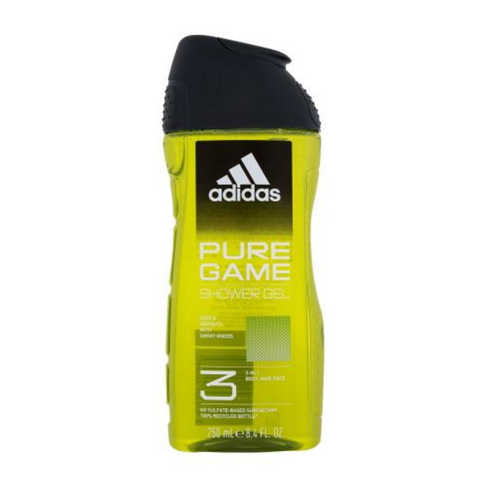 Pure Game, Limpieza, Gel de ducha, Para cuerpo, cara & cabello, Todos los tipos de piel, 250 ml Pure Game, Limpieza, Gel de ducha, Para cuerpo, cara & cabello, Todos los tipos de piel, 250 ml