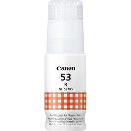 Canon Botella de Tinta GI-53R Roja 60ml ChromaLife100 para PIXMA G650 G550