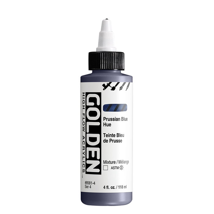 Golden High Flow Acrílico Azul de Prusia 118 ml Golden High Flow Acrílico Azul de Prusia 118 ml