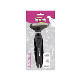 Inodorina Deslanador S Cepillo para eliminar pelo residual y exceso en manto ideal para pelo corto, mediano y largo