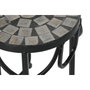 DKD Home Decor Set de 3 Mesas Auxiliares Mosaico Stones