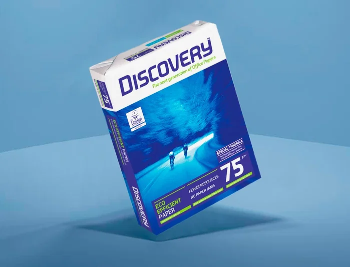 Discovery Papel A4 75g Set de 5 Paquetes de 500 Hojas
