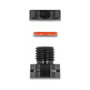 DeLOCK Tapón de Ventilación M12 Negro (2 Piezas)