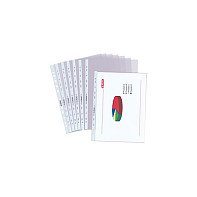 Herlitz Fundas perforadas A4 Transparentes Pack de 50