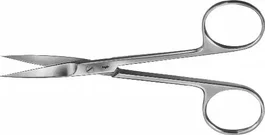 B. Braun Tijera Ocular Recta-Puntiaguda 130 mm - Tijera Quirúrgica para Oftalmología