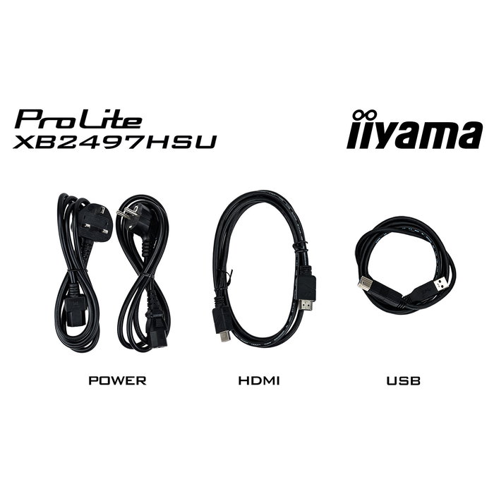 iiyama ProLite XB2497HSU-B1 Monitor Gaming 23.8" Full HD IPS 120Hz 4ms AMD FreeSync HDMI DisplayPort USB Altavoces Negro iiyama ProLite XB2497HSU-B1 Monitor Gaming 23.8" Full HD IPS 120Hz 4ms AMD FreeSync HDMI DisplayPort USB Altavoces Negro