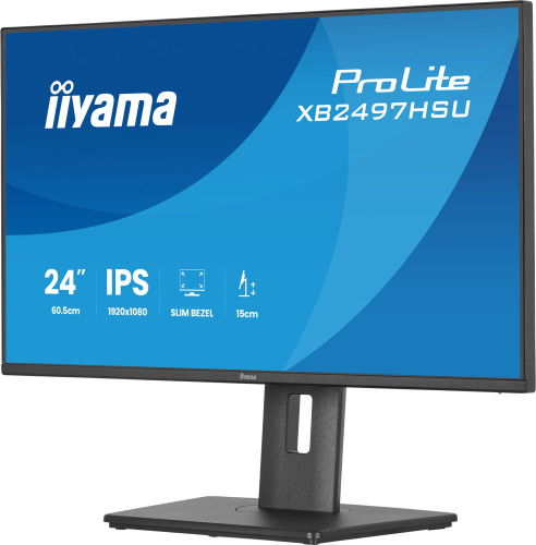 Iiyama XB2497HSU-B1 Monitor 23.8" Full HD IPS Ergonómico HDMI DisplayPort USB