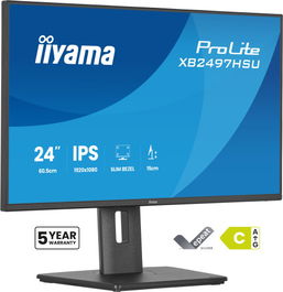 Iiyama XB2497HSU-B1 Monitor 23.8" Full HD IPS Ergonómico HDMI DisplayPort USB