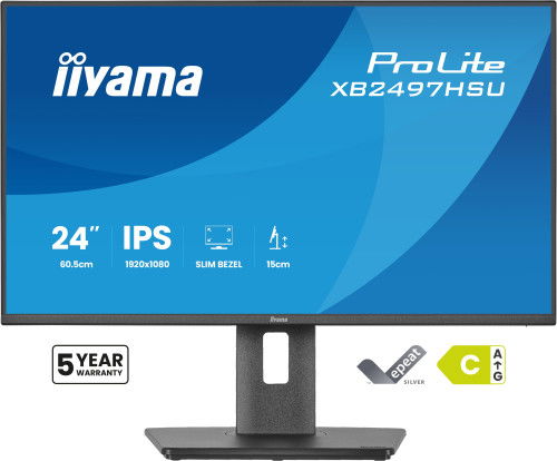 Iiyama XB2497HSU-B1 Monitor 23.8" Full HD IPS Ergonómico HDMI DisplayPort USB