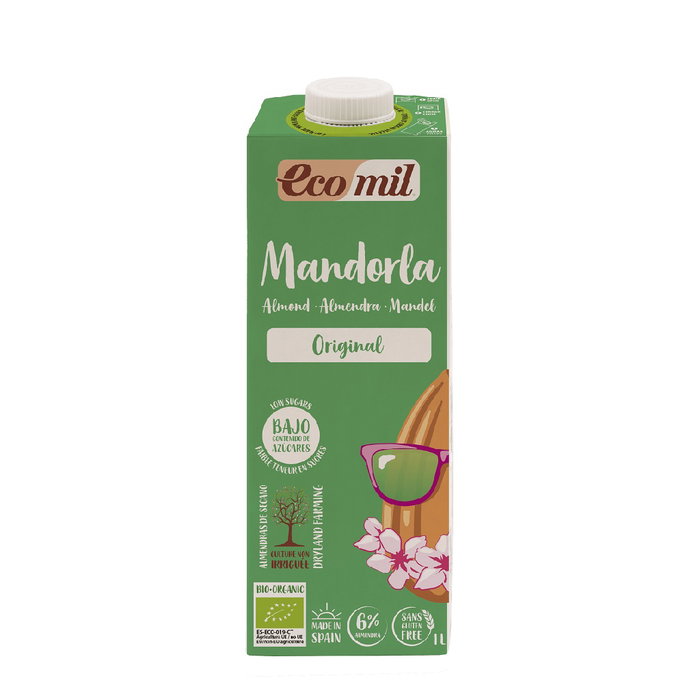 ECOMIL Bebida de Almendra Bio Original 1L