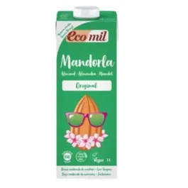 Almond Ecomil Bebida de Almendra Mandorla Original 1L | Ecológica | Con Jarabe de Agave
