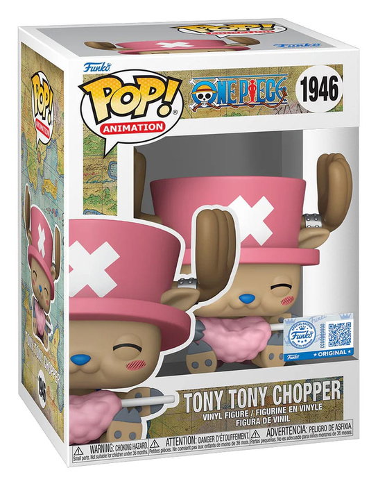 One Piece Figura POP! Animation Vinyl Tony Tony Chopper with Cotton Candy heo Exclusive 9 cm One Piece Figura POP! Animation Vinyl Tony Tony Chopper with Cotton Candy heo Exclusive 9 cm