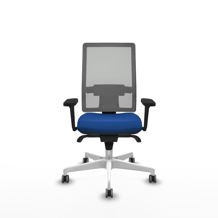 PIQUERAS Y CRESPO Silla de oficina Horna con mecanismo Sincro, Azul y Gris PIQUERAS Y CRESPO Silla de oficina Horna con mecanismo Sincro, Azul y Gris