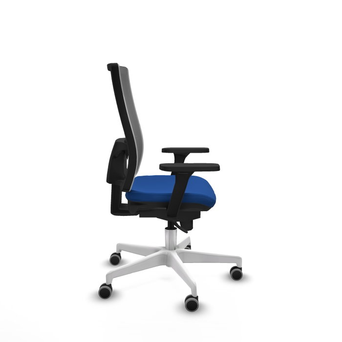PIQUERAS Y CRESPO Silla de oficina Horna con mecanismo Sincro, Azul y Gris PIQUERAS Y CRESPO Silla de oficina Horna con mecanismo Sincro, Azul y Gris