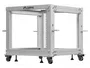 Lanberg Open Rack 9U 600x600-1100 regulado gris