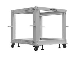 Lanberg Open Rack 9U 600x600-1100 regulado gris