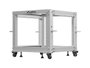 Lanberg Open Rack 9U 600x600-1100 regulado gris