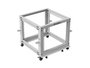 Lanberg Open Rack 9U 600x600-1100 regulado gris