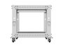 Lanberg Open Rack 9U 600x600-1100 regulado gris