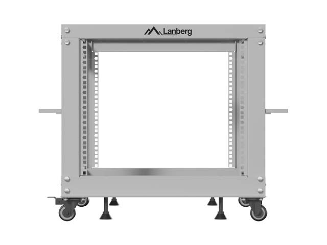 Lanberg Open Rack 9U 600x600-1100 regulado gris