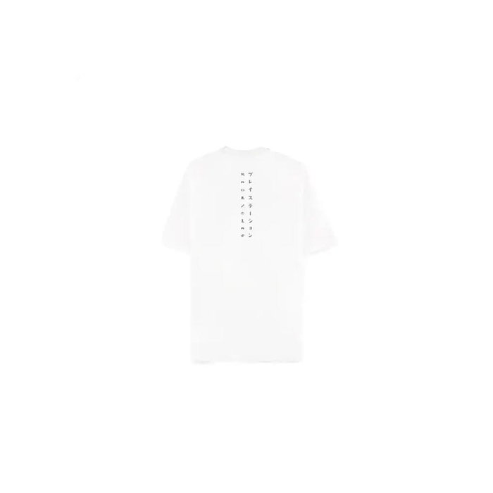 Difuzed PlayStation Camiseta Logo White Loose Fit talla S