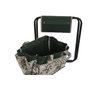 DKD Home Decor Set de 8 Utensilios con Taburete Green Leaves Blanco y Verde
