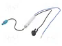 PER.PIC. Cable coaxial de 0,4m con conectores Fakra y ISO angular