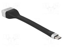 DeLOCK Adaptador de cable flexible FPC USB Tipo C a VGA (DP Alt Mode) 13 cm