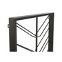 DKD Home Decor Botellero de Metal Negro para Pared, 16 Botellas