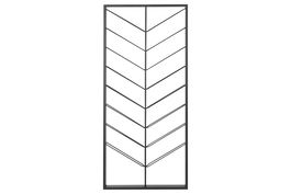 DKD Home Decor Botellero Loft Negro Metal 16 Botellas 6 x 160 x 70 cm