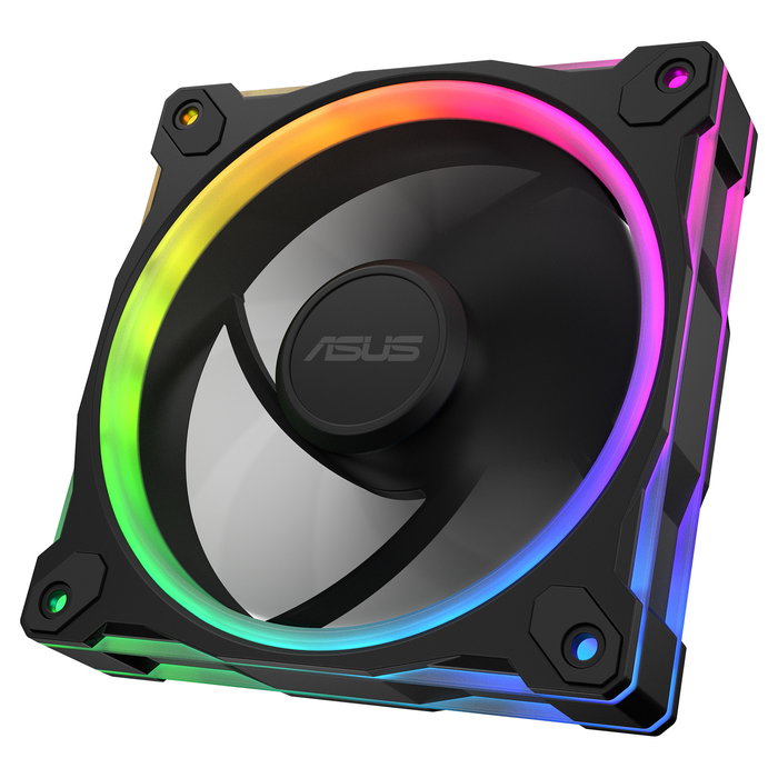 ASUS PRIME MR120 ARGB Reverse Ventilador para PC, Pack de 3, 120 mm Negro, 1600 RPM, PWM ASUS PRIME MR120 ARGB Reverse Ventilador para PC, Pack de 3, 120 mm Negro, 1600 RPM, PWM